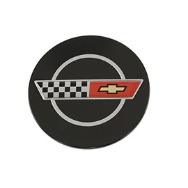1984-1985 Corvette Wheel Center Cap w/Crossflag Emblem