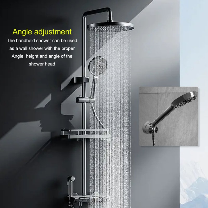 Handhold Shower Elbow Adapter 135 Degrees Shower Head Brass Elbow