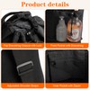 Canvas backpack laundry bag, laundry backpack with shoulder straps and