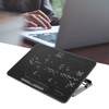 Laptop Cooling Pad 6 LED Fans Quiet Design USB Connection