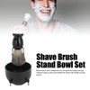 Men Beard Shave Set Brush Stand Foam Bowl Beard Brush