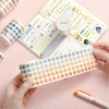 YUBBAEX Morandi 5/16" Dot Washi Tape Round Stickers 1250 Dots