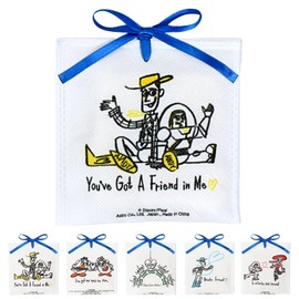 Astro Dehumidifier Pack of 5, White, Toy Story Dehumidifier, Moisturizer, Closet Drawer, Mini Size, Hanging with Bow, 900-77, Small