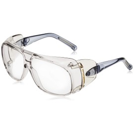 Yamamoto Optical YS-75 Protective Glasses, Adjustable Temple Angle, Top and Bottom Bill Side Cover, High Protection, Clear and Smoke, PET-AF (Double-Sided Hard Coat Anti-Fog), Made in Japan, JIS UV Protection