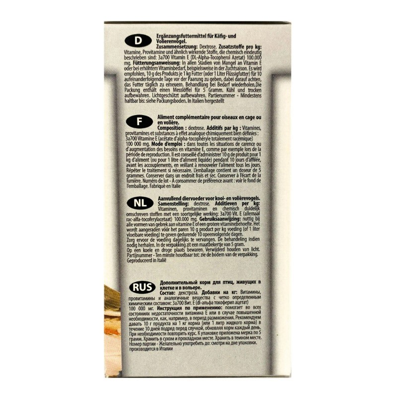 Raff Vitamin E Powder for Birds by Raff, Pigeons &