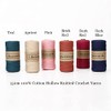 Likeecords 100% Cotton Crochet Yarn for Bag,3 Rolls/Pack 2mm x