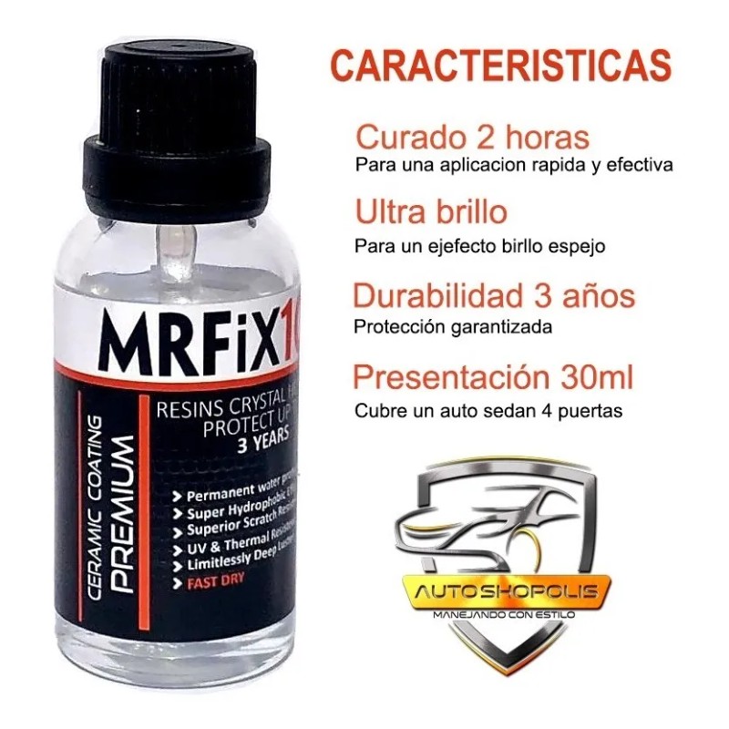 Recubrimiento Ceramico 10h Mr Fix Premium 10h
