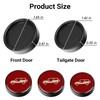 smnuxwm 3PCS Strong Magnetic Keyhole Covers for Jeep Wrangler JL