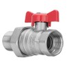 1/2 inch BSP Water Valve Female x Male with Flare