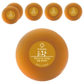 Probubbly Sulfur Neutral Cleansing Soap, 110g, 6 pieces / 프로버블리 유황 중성 클렌징 비누, 110g, 6개