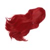 Red Long Straight Wigs with Bang Synthetic Heat Resistant Breathable