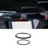 autotrim000 Gloss Black Front Rear Emblem Badge Logo Trim 2PCS