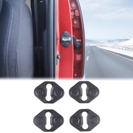 Aunginsy 4Pcs Car Door Lock Latches Cover Protector Compatible with Toyota Tacoma 2016-2023 Pickup Truck Inner Front Rear Side Door Lock Latch Guard Trim Cover Buckle Decorations ABS Accessories