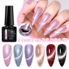 MEET ACROSS Gel Nail Polish Set, 6 Colors Cat Eye
