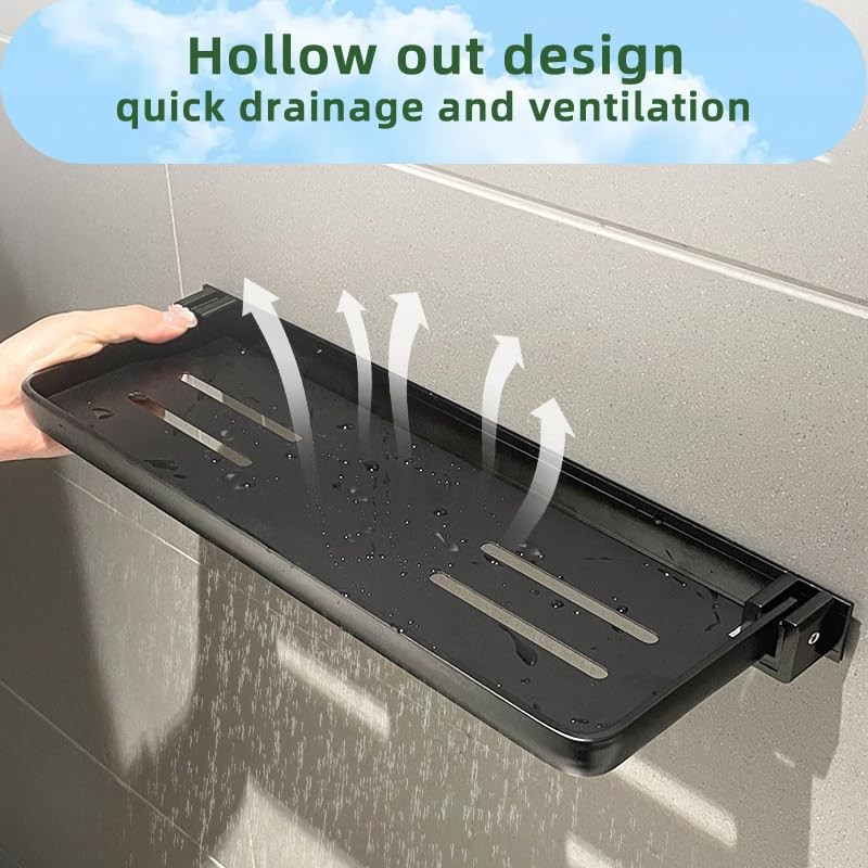 NONGKANG 2pcs RV Aluminum Folding Shelf Wall-Mounted 2-Pack | 90°