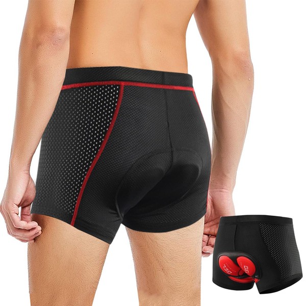 PEIONO Shorts Ciclismo Hombre, Pantalones Cortos de Ciclismo para Hombre,
