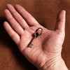 BRASS STORE Brass Key (Antique Style) Key Chain Brass Vintage