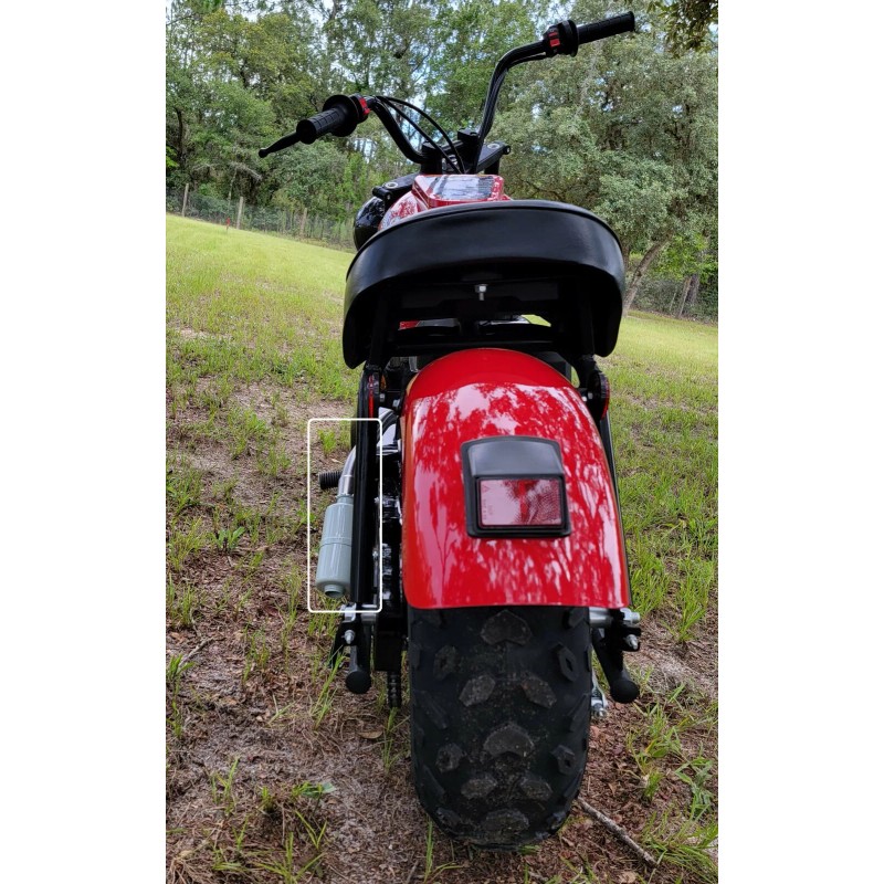 andrei-x Exhaust With Muffler for: Massimo MB200 Mini Bike.