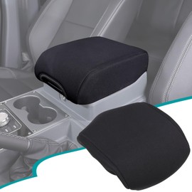 Hudiriy Center Console Protector Pad Automobile Armrest Box Cover Compatible with Ineos Grenadier 2020-2026 Car Armrest Box Panel Protect Trim Interior Accessories (Cloth, Black)