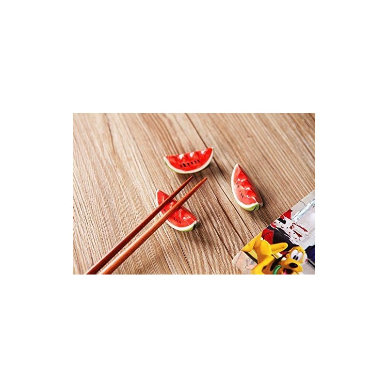 speed mao Cute Watermelon Watermelon Ceramic Chopsticks Rest Caratory, 2