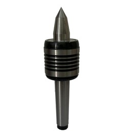 Mantouxixi Heavy Duty Live Revolving Center, 60°Precision 0.0002" Morse MT2 Live Center Professional Carbon Steel, Morse Taper Taper Triple Bearing Lathes CNC Long Spindle Lathe Tool