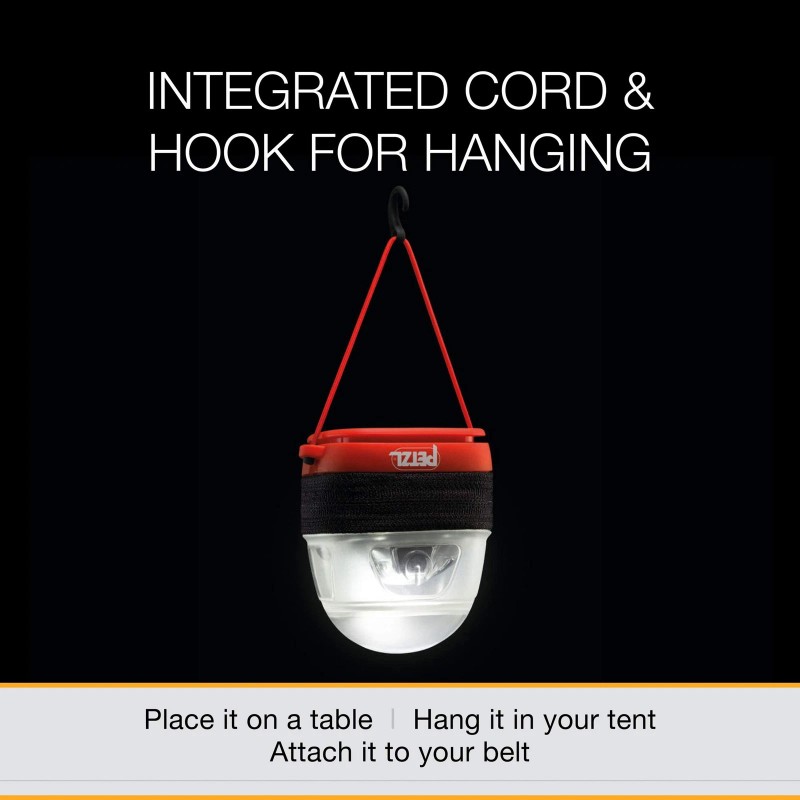 Petzl Headlamp Lantern Case Lightweight Camping Gear With Hanging Hook