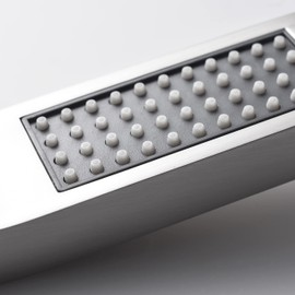 WHSHOWER Brushed Nickel Solid Brass Shower Wand High Pressure Handheld Shower Head Detachable with 59inch Stainless Steel Shower Hose and Adjustable Bracket Set