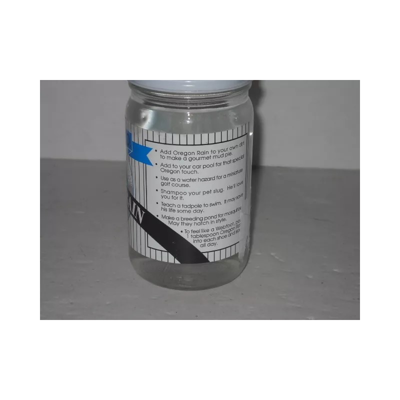 Oregon Rain, 8 oz Bottled Rain Water (not for drinking),