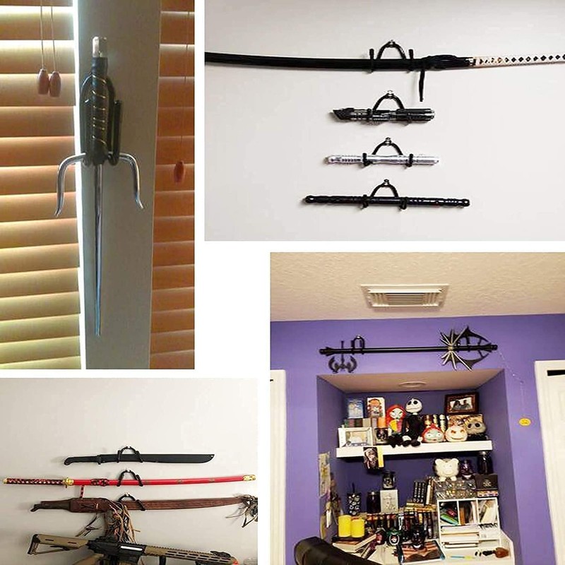 Universal Adjustable Sword, Wall Hook Storage Organizers Rack Display Hanger