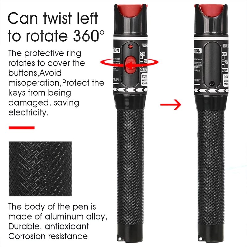 50 mW Visual Fault Locator Optical Cable Test Pen Tester