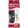 OTC Knee Stabilizer Wrap ROM Orthotex Hinged Bars, Black, Medium