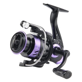 Doxiuyo Ultralight -Reel 5.2:1 Gear Ratio Freshwater Saltwater Surf Fishing Reels,Max Drag 11lbs, Ice Fish Reel PW500