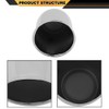 CNNELL 4Pcs Chrome Wheel Center Caps Fit 3 1/4", 3.25"