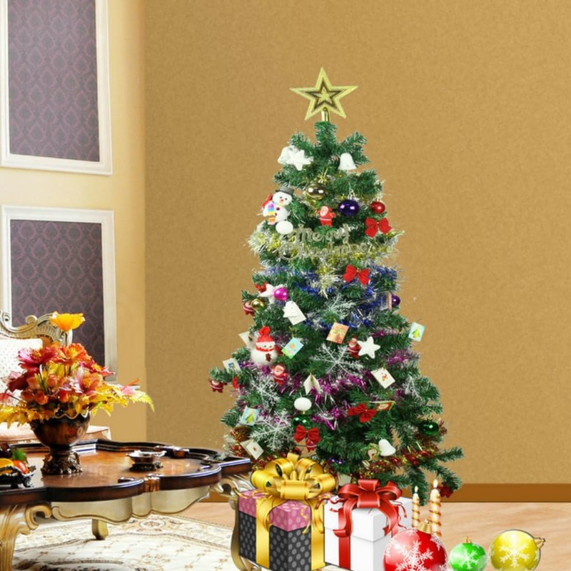 24PCS Shiny Mini Boxes Ornaments，Christmas Tree Decoration,Metal Foil Wrapped Ornaments，for