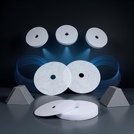 4 Pcs White Cloth Dryer Exhaust Filter, for Chef Dryer Parts and Accessories (227 x 33 mm)