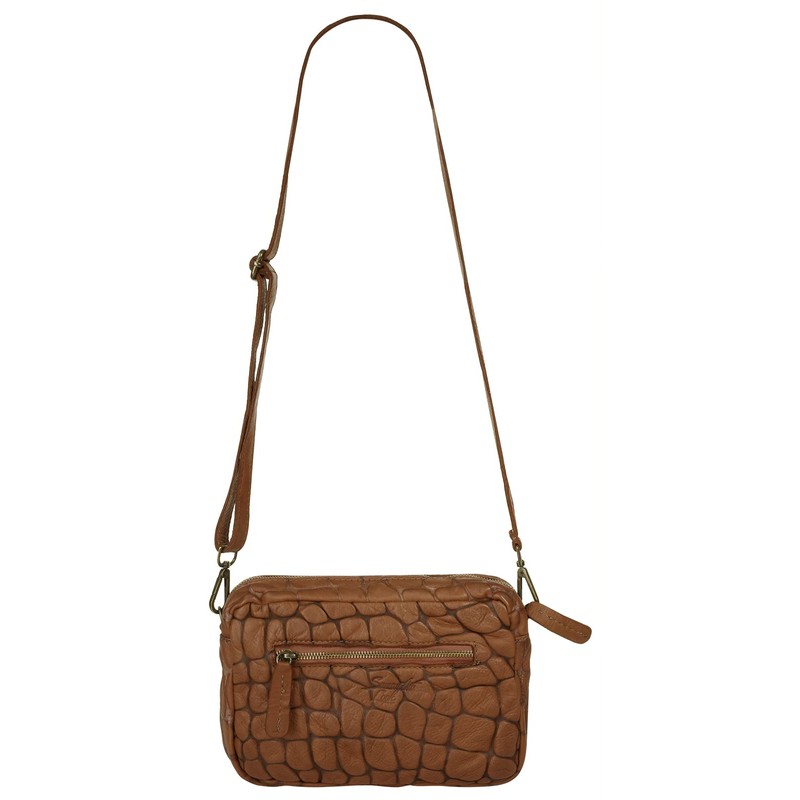 Samantha Look Women's Genuine Leather Shoulder Bag, Made in Italy,