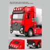 Alloy Gas Tanker Truck Model Water Spray High Simulation Detachable
