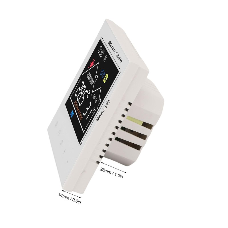 Luocute Smart Thermostat, Touchscreen Programmable LCD Color Display Energy Saving