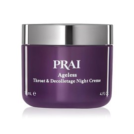 PRAI Ageless Throat & Decolletage Night Creme 118ml - Retinol-Rich Formula | Moisturising & Hydrating - Brightens & Firms Skin - Anti-Ageing, Anti-Wrinkle Cream - Overnight Recovery Skincare