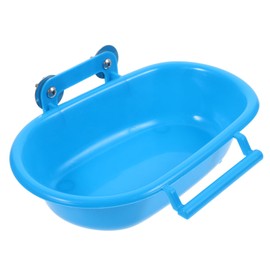 MERRYHAPY Reusable Bird Bathtub Box Bird Bath Pp Multifunction Parrot Bird Bird Cage Bathtub