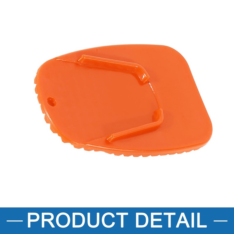 A ABSOPRO Motorcycle Kickstand Support Pad Side Stand Extension Pad