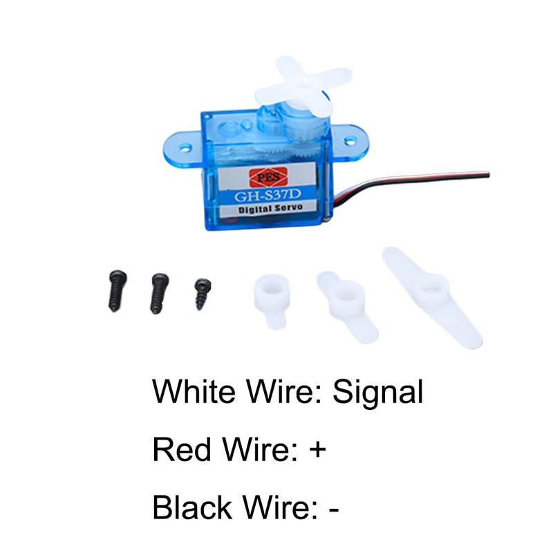 SazkJere 4Pcs Mini Super Light 3.7g GH-S37D Digital Servo 3.6V-4.8V
