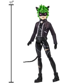 Miraculous Ladybug And Cat Noir Toys Claw Noir Fashion Doll | Articulated 26cm Claw Noir Doll With Accessories | Teen Superhero Claw Noir Figurine | Bandai Dolls Range