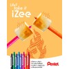 Pentel BX467 Izee Retractable Ballpoint Pen 0.7mm Pink (Pack of