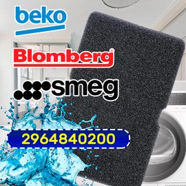 Sponge Filter for Tumble Dryer 243x153x12 mm with the Original Code 2964840200 for Beko for Blomberg – MONTERAL