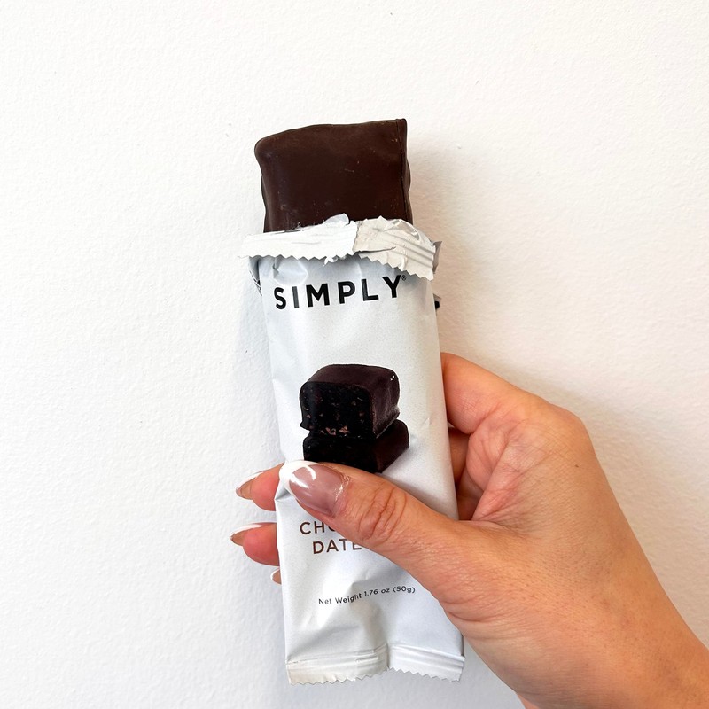 SIMPLY GUM Chocolate Date Bars | Triple Cacao | Fair