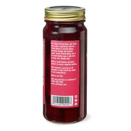 Safie Sweet Pickled Beets Kosher Certified 2 Glass Jars 16 fl oz each.