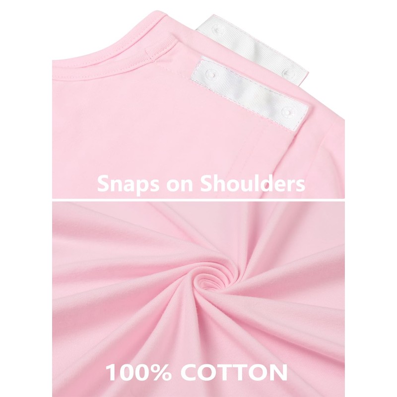 AVIIER 100% Cotton Hospital Gowns for Women Open Back Tear