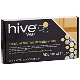Hive Options Sensitive Hot Film Brazilian Depilatory Wax Block Low Allergy Risk Formulation 500g