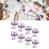 80 Pcs Binder Clips 19mm Powerful Clamping Force Durable Metal